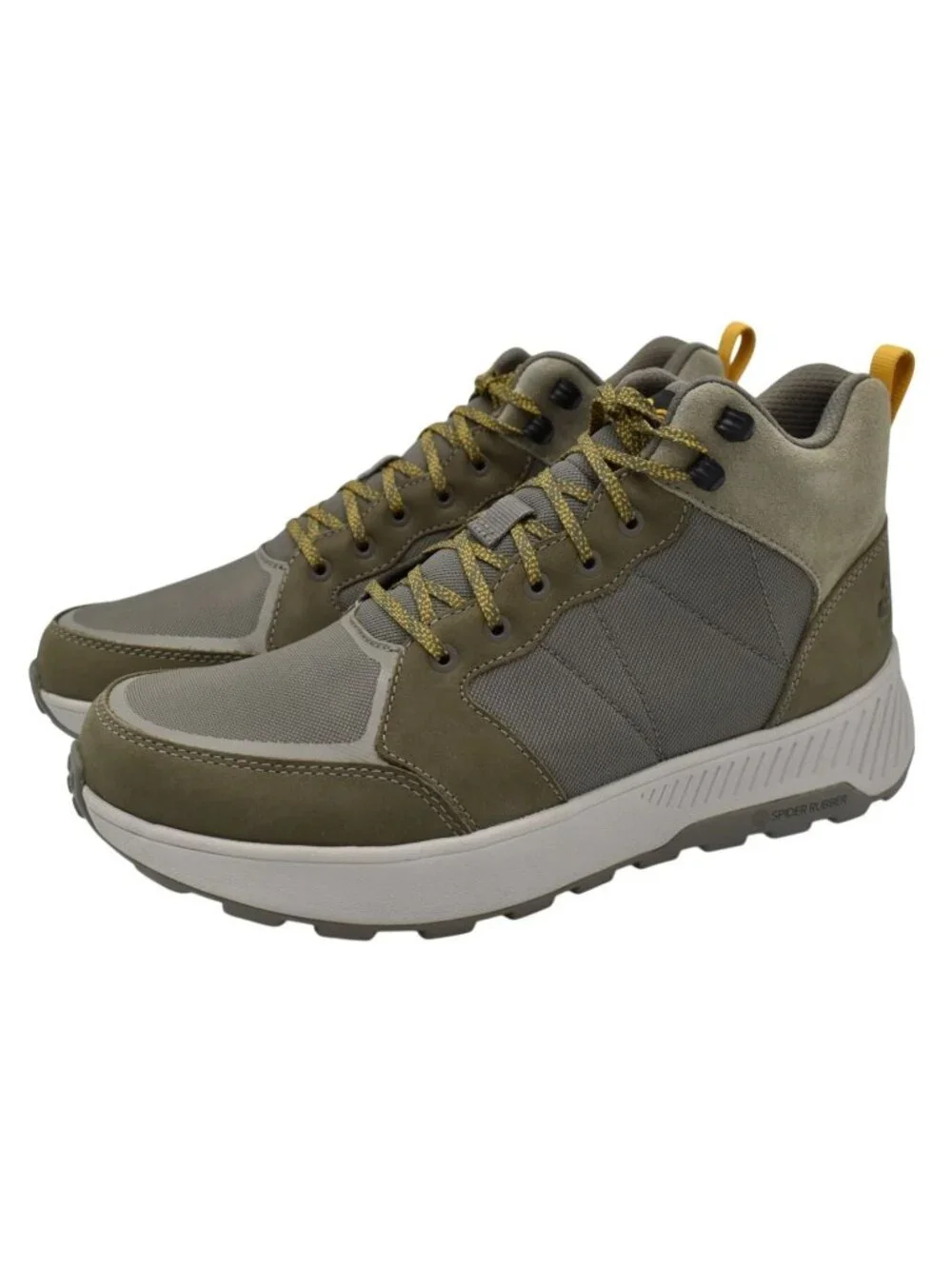 Teva Mens‎ Size 9.5 Ellwood Mid Rapid Proof Taupe Leather WP Hiking Boots